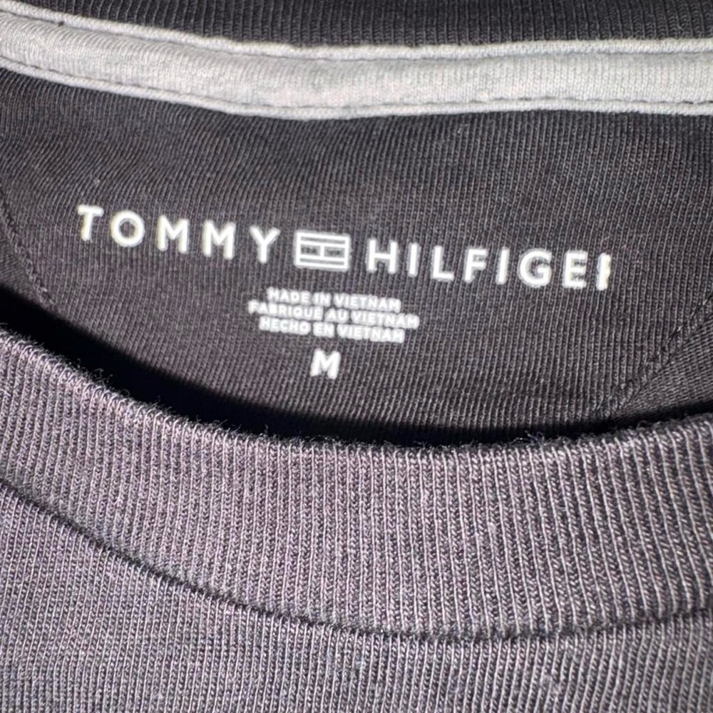 Tommy Hilfiger Black Crew Neck Top - Picture 2 of 3